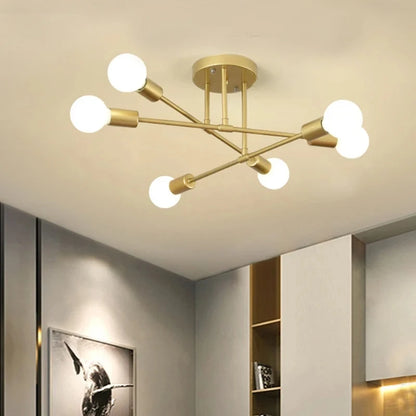 Aurex Nordic Linear Branch Chandelier