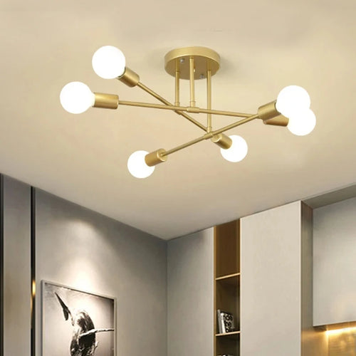 Aurex Nordic Linear Branch Chandelier
