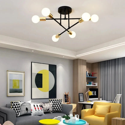 Aurex Nordic Linear Branch Chandelier