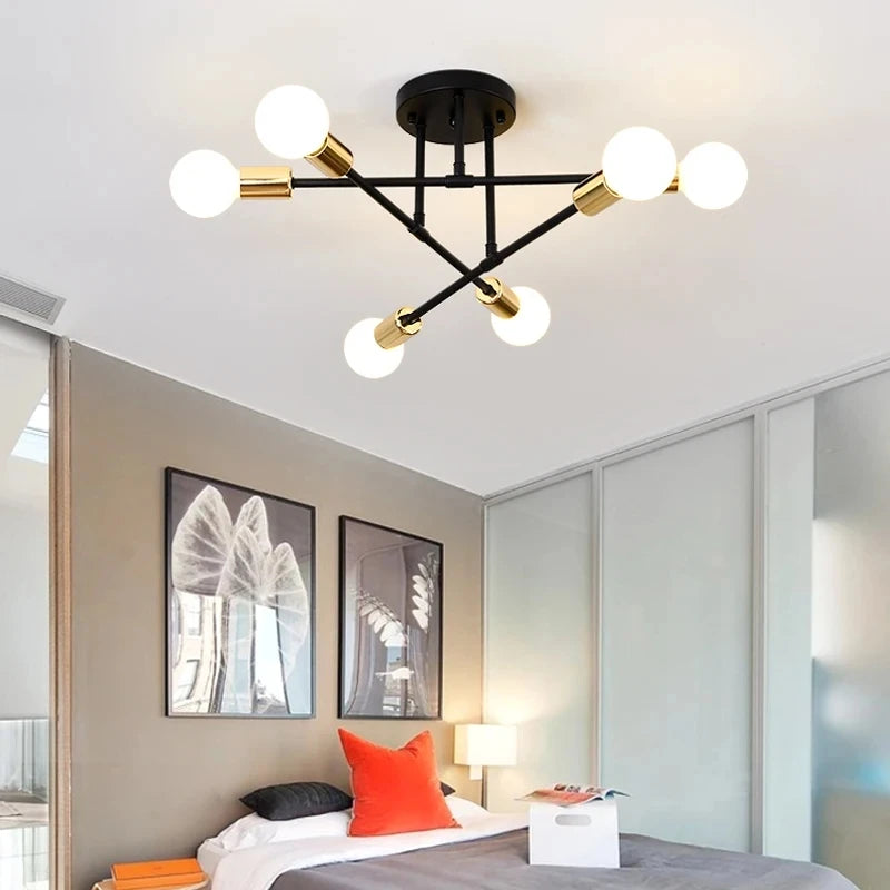 Aurex Nordic Linear Branch Chandelier