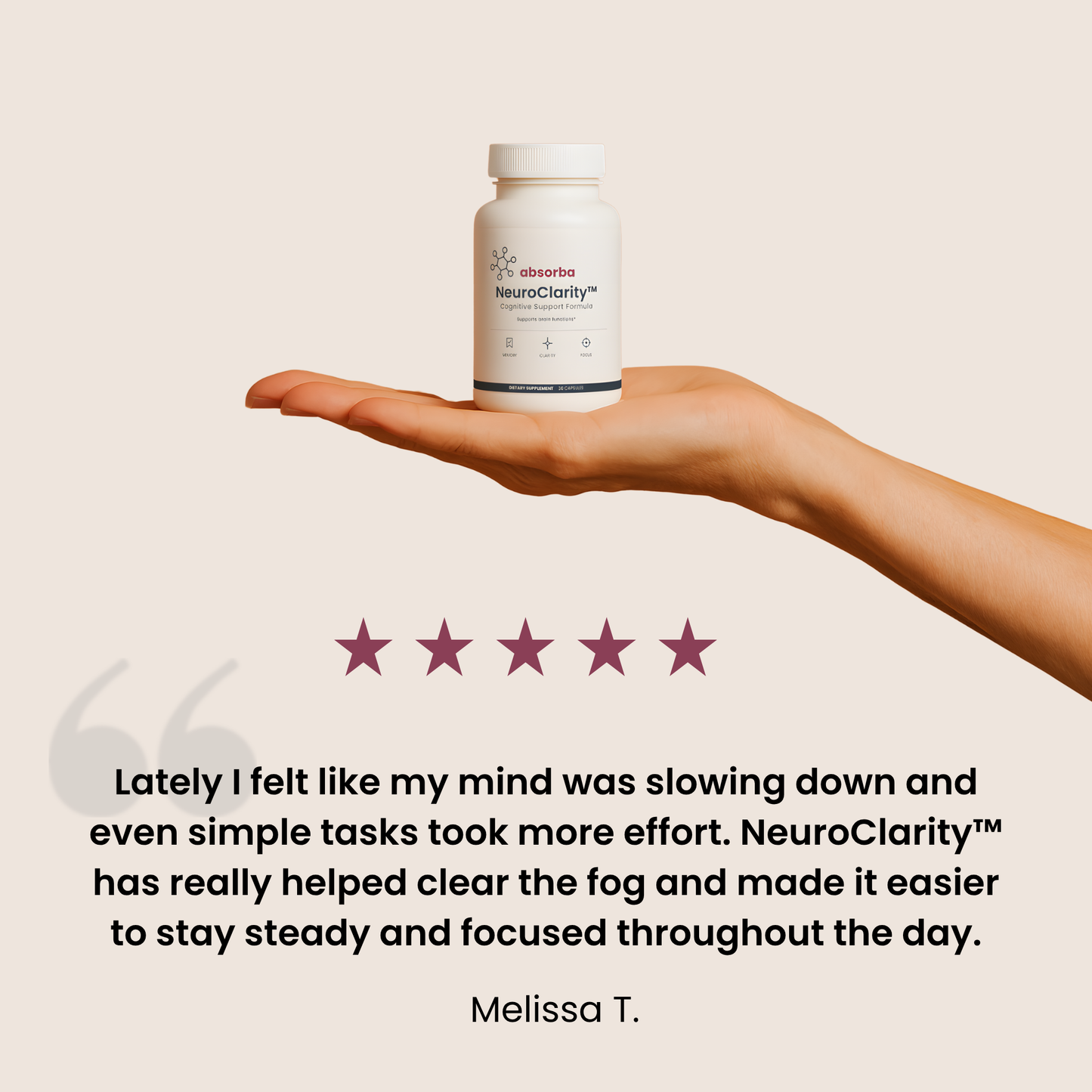 NeuroClarity™ – Gentle, Steady Clarity Without the Overstimulation
